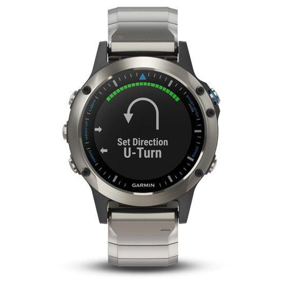 Garmin Quatix 5 Marine GPS Smartwatch - Stainless Steel Sapphire w/Metal Band